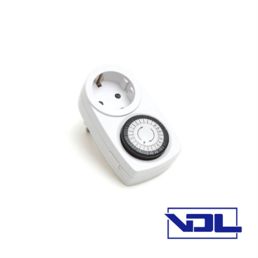 VDL mekaaninen ajastin 15 min – 1800 W ajastinpistorasia kevyille laitteille