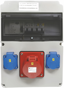 Malmbergs  Pistorasiakeskus Standard, 16A, IP44 2470384