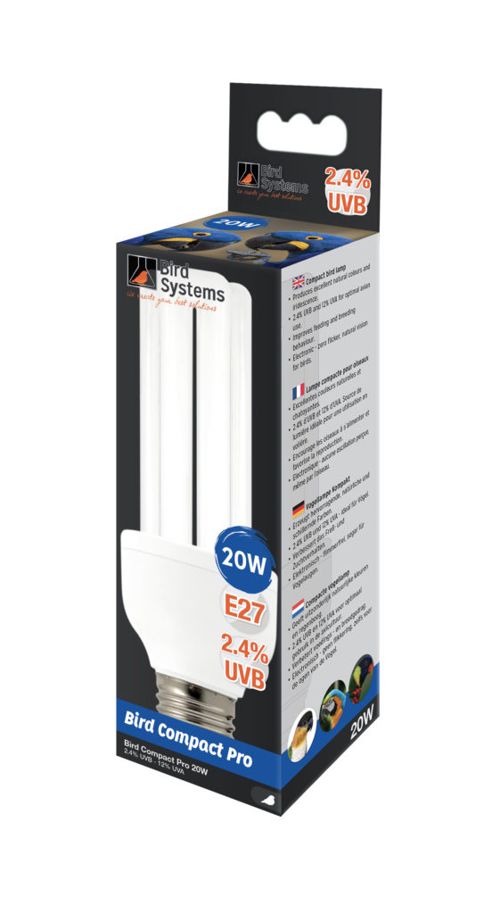 Lintuvalaisin polttimo Bird Compact Zone1 23W 2.4% UVB, UVI 1.0%