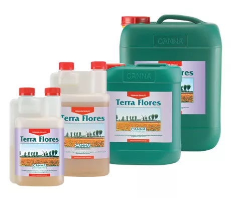 CANNA Terra Flores – kukintavaiheen ravinne multaviljelyyn (ruukku & avomaa)