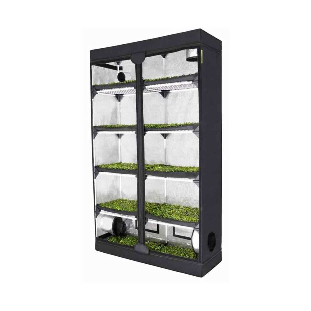 Kasvatusteltta GHP / Pistokasboxi Propagator Cultivation Box XL | 120x40x200cm