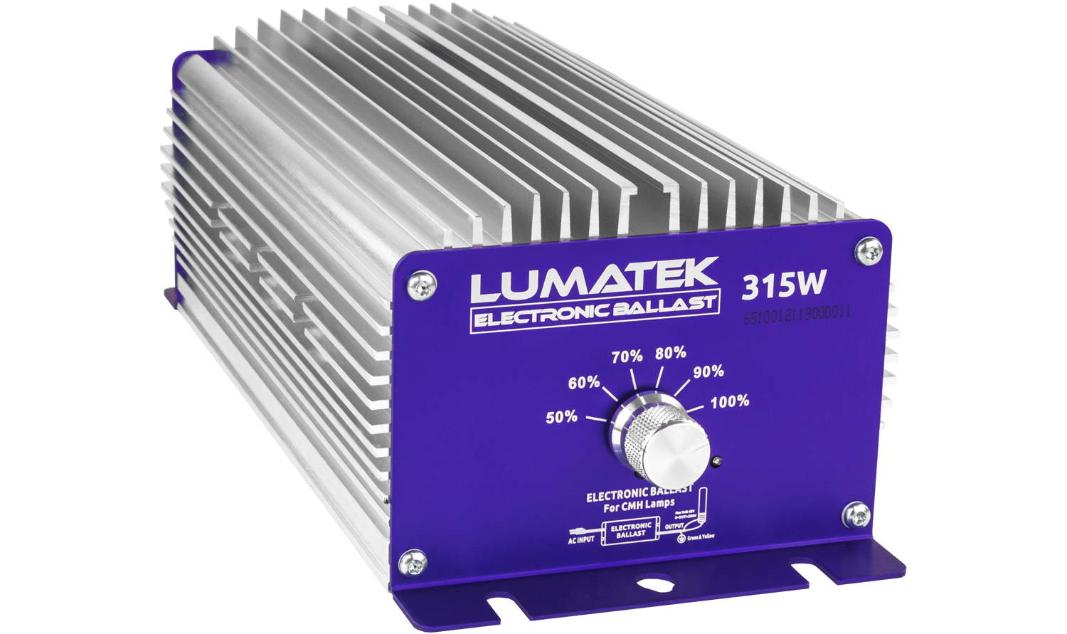Lumatek Digitaalinen virtalähde 315W Stantard keraaminen monimetalli 