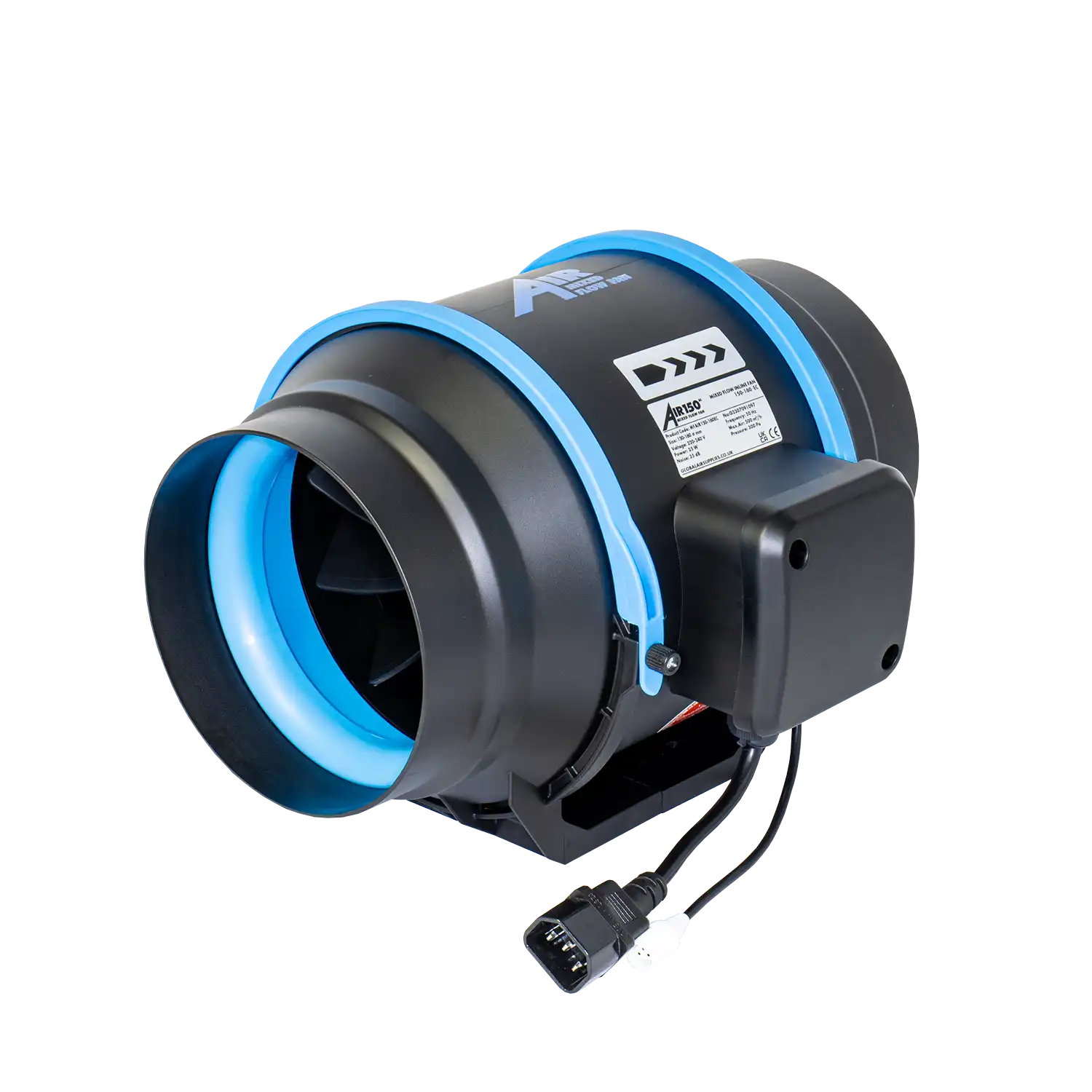 Air EC 150 EC – säädettävä EC-kanavapuhallin (Ø150)