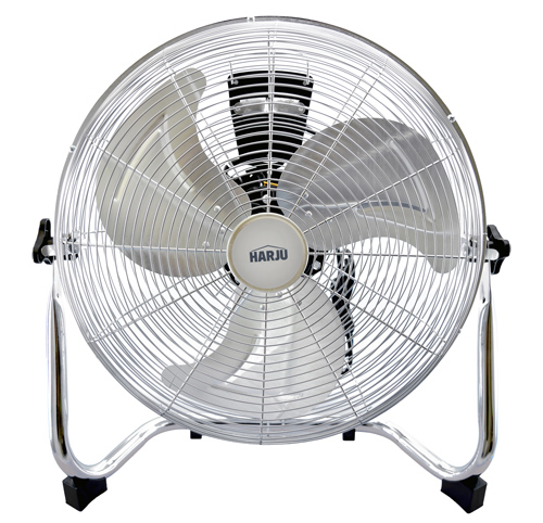 Tuuletin lattiamalli 90W Kromi 50cm