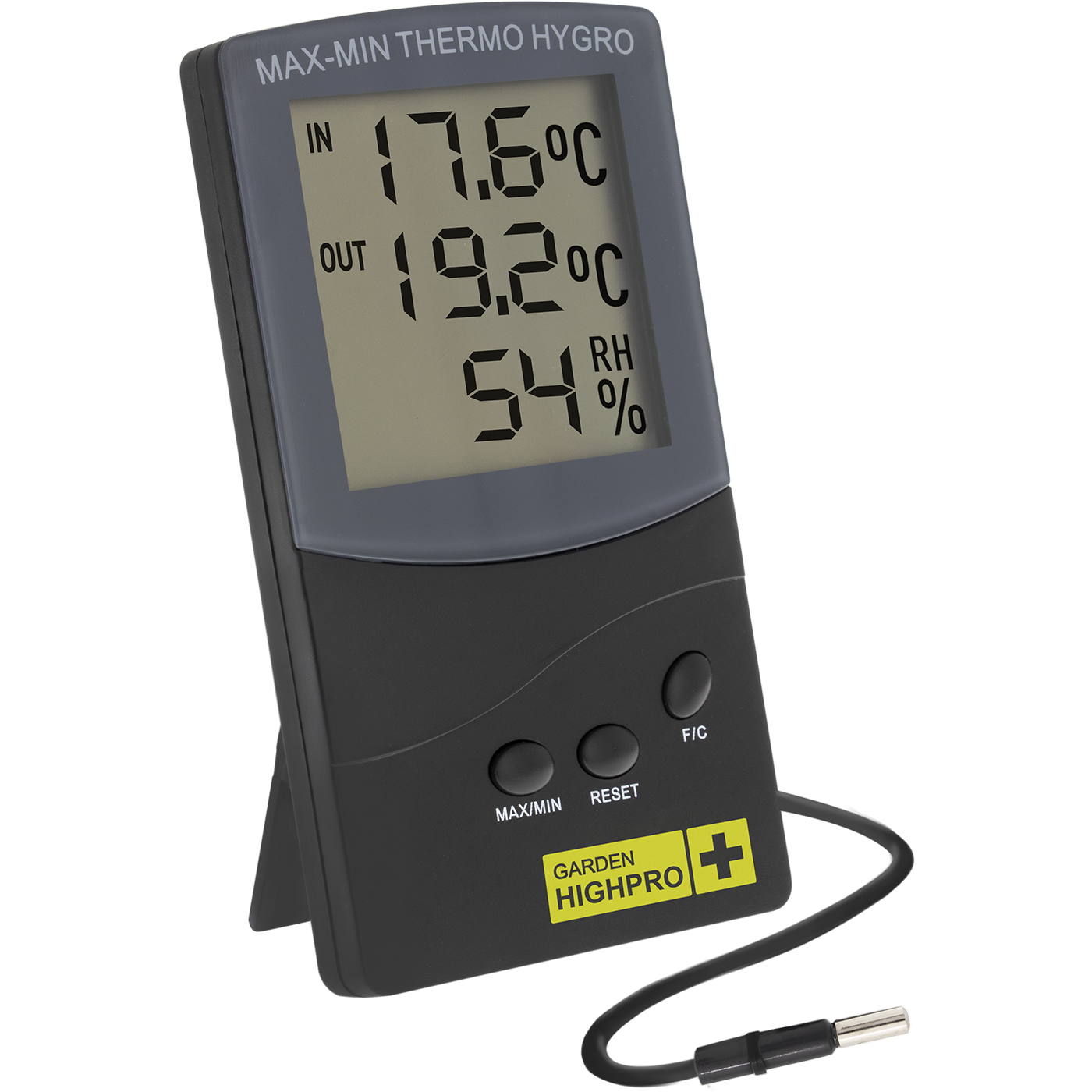 Lämpö- ja kosteusmittari Garden Highpro Medium – ProHygro