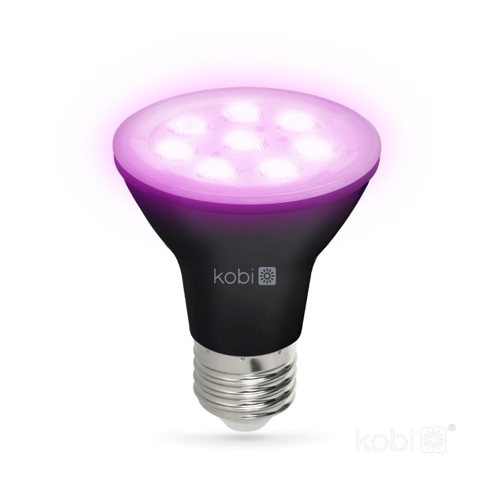 Kobi Design PLANTY B E27 7W LED kasvipolttimo – kohdennettu lisävalo kasveille