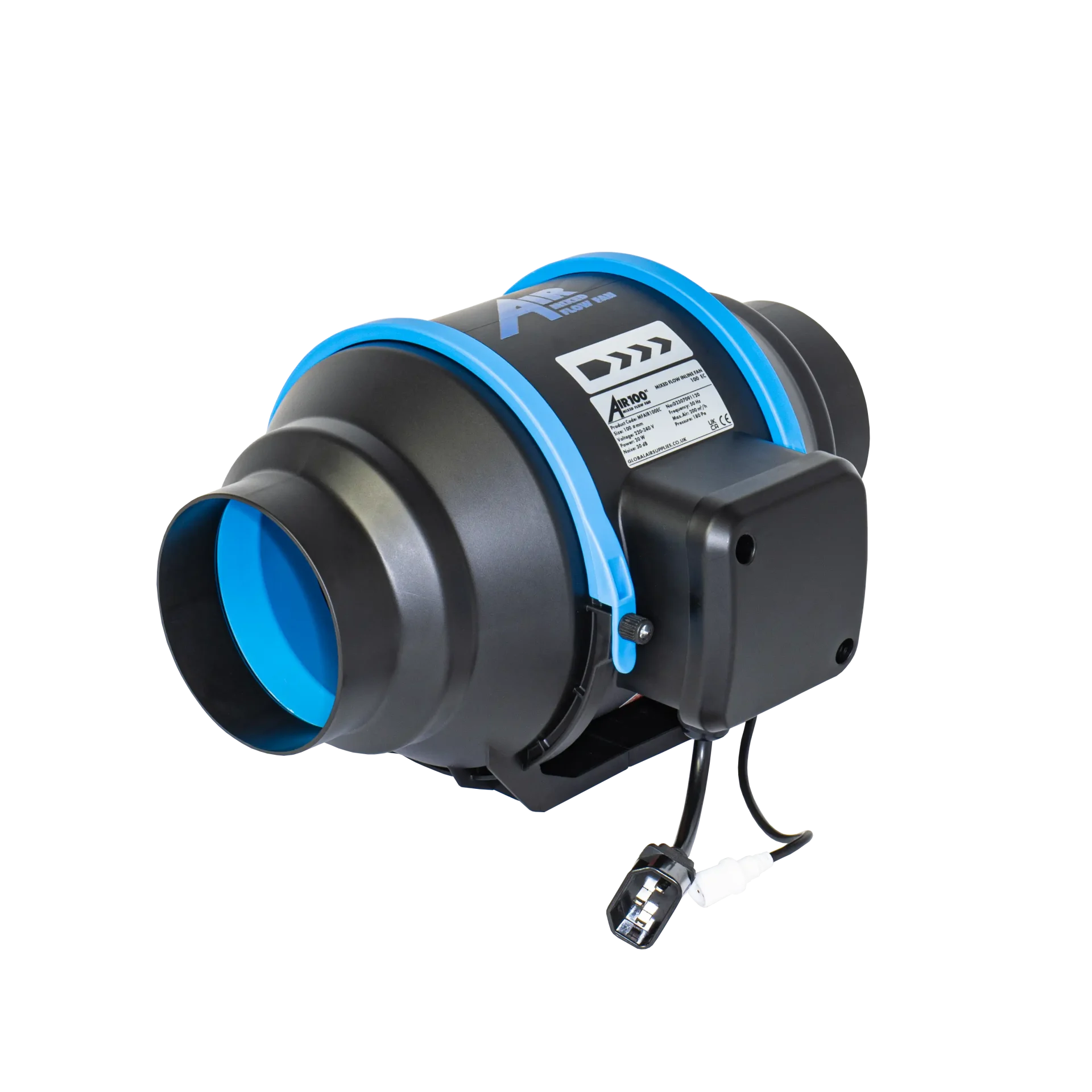 Air EC 100 EC – säädettävä EC-kanavapuhallin (Ø100)