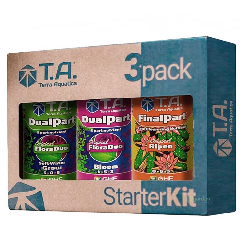 Terra Aquatica DualPart + FinalPart 3-Pack (Soft Water) – lannoitesetti pehmeälle vedelle