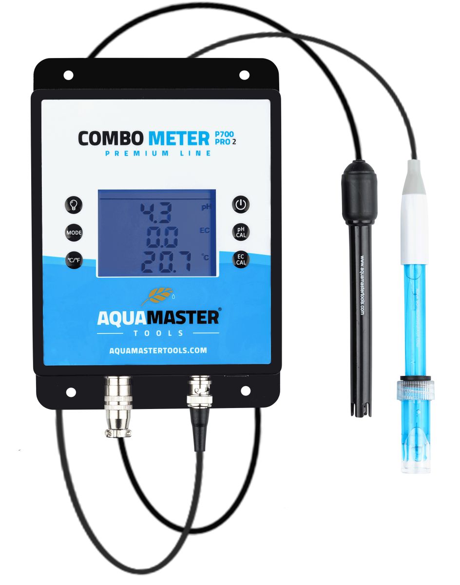 Aqua Master Tools P700 Pro2 Combo – pH-, EC-, CF-, PPM- ja lämpömittari, ladattava, vaihdettavat elektrodit