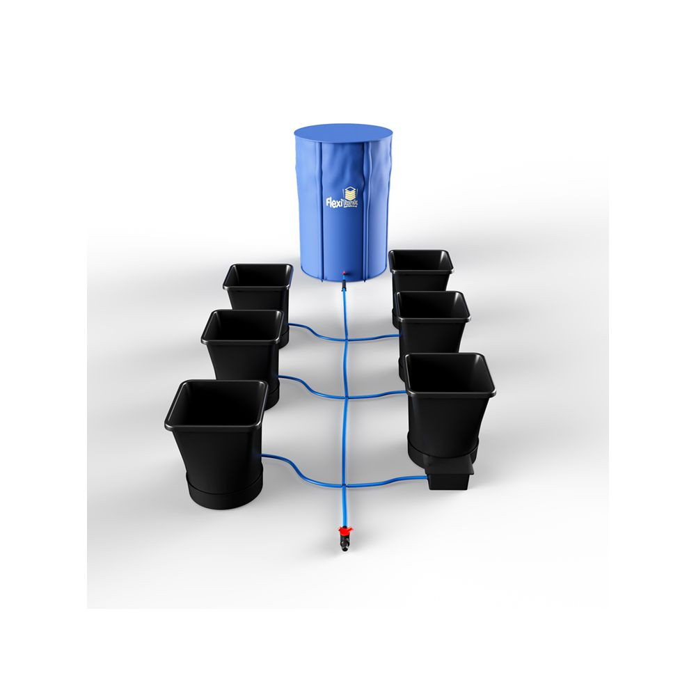 AutoPot 1Pot XL – 6 × 25L itsekuivakastelujärjestelmä 100L Flexitank-säiliöllä (AQUAvalve5)