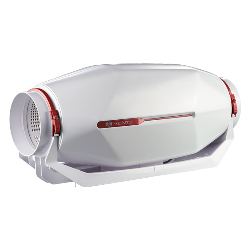 VENTS Stream 150/160 – Äänieristetty kanavapuhallin 150/160 mm (max 540 m³/h, 20–33 dB)