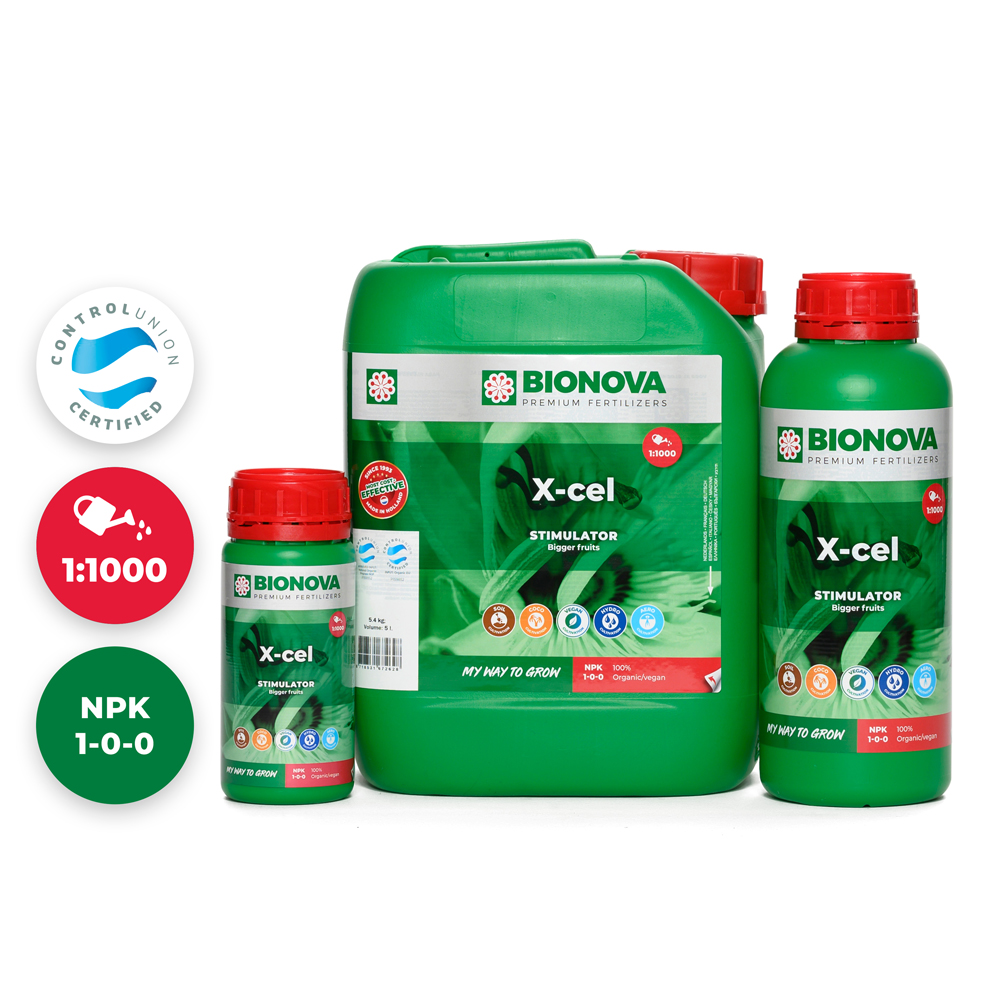 5 L – BioNova X-Cel (kasvu- ja kukintaboosteri)