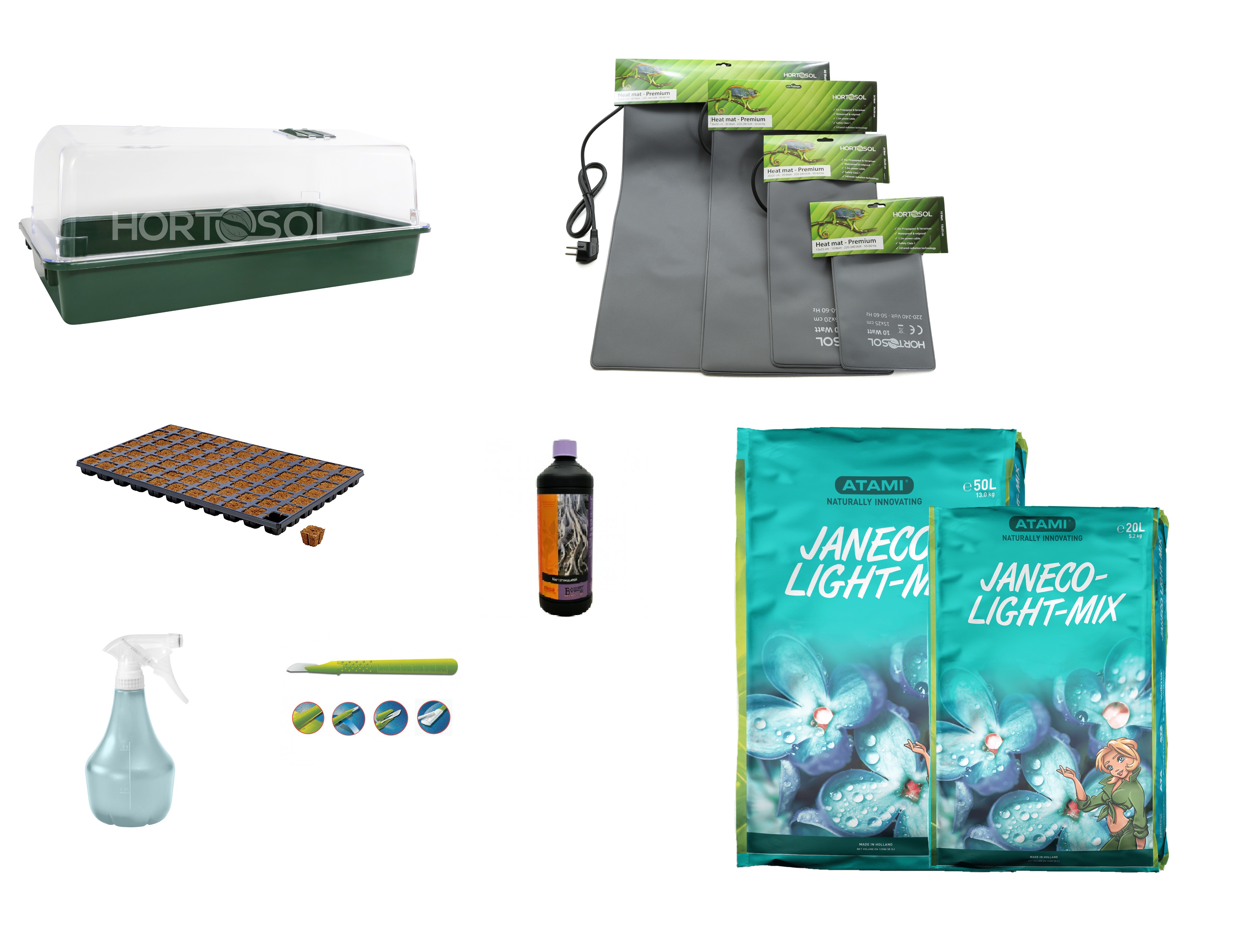 XXL-kokoinen toimarin idätys-setti 72