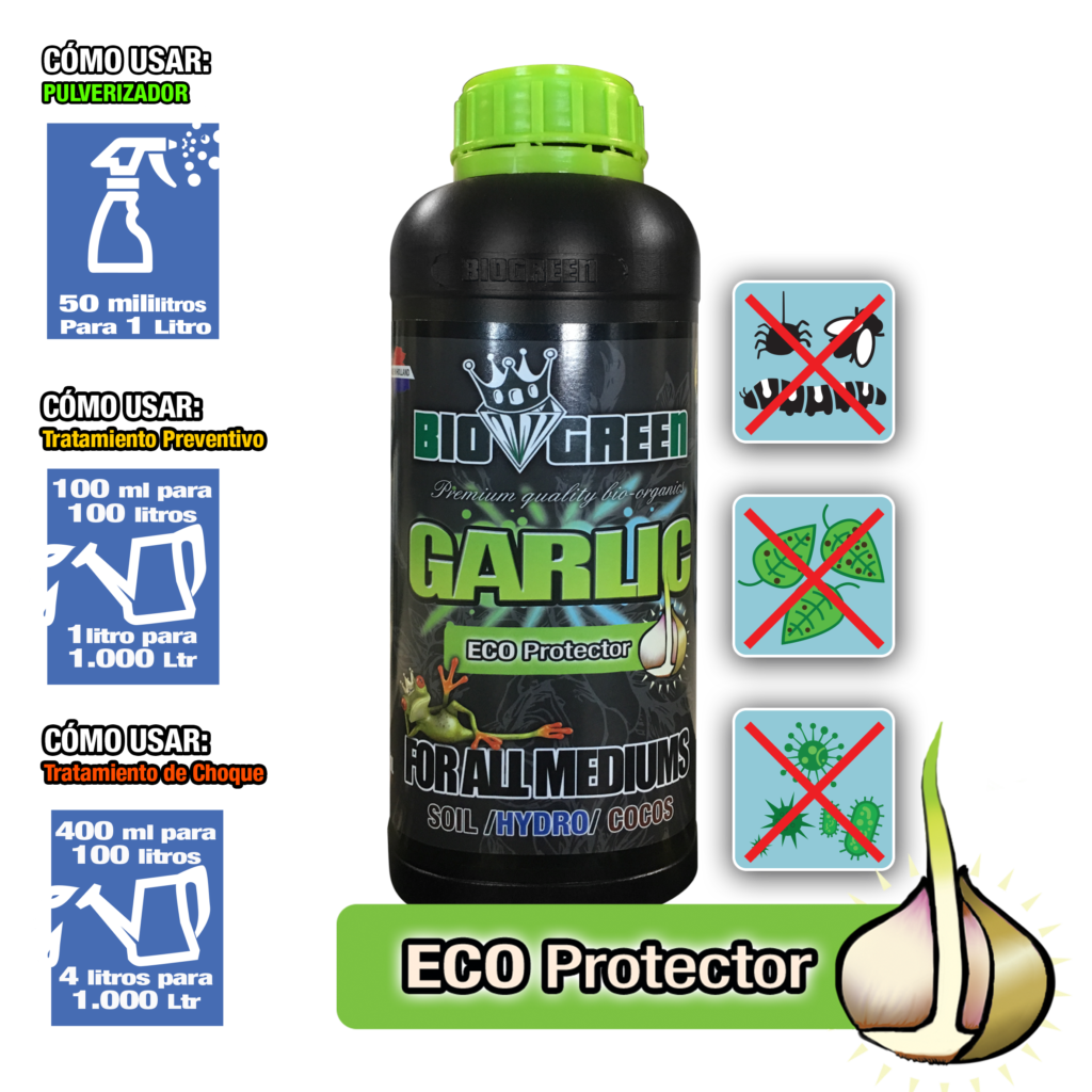 Ötökkäesto Biogreen Garlic 500ml pullotettu