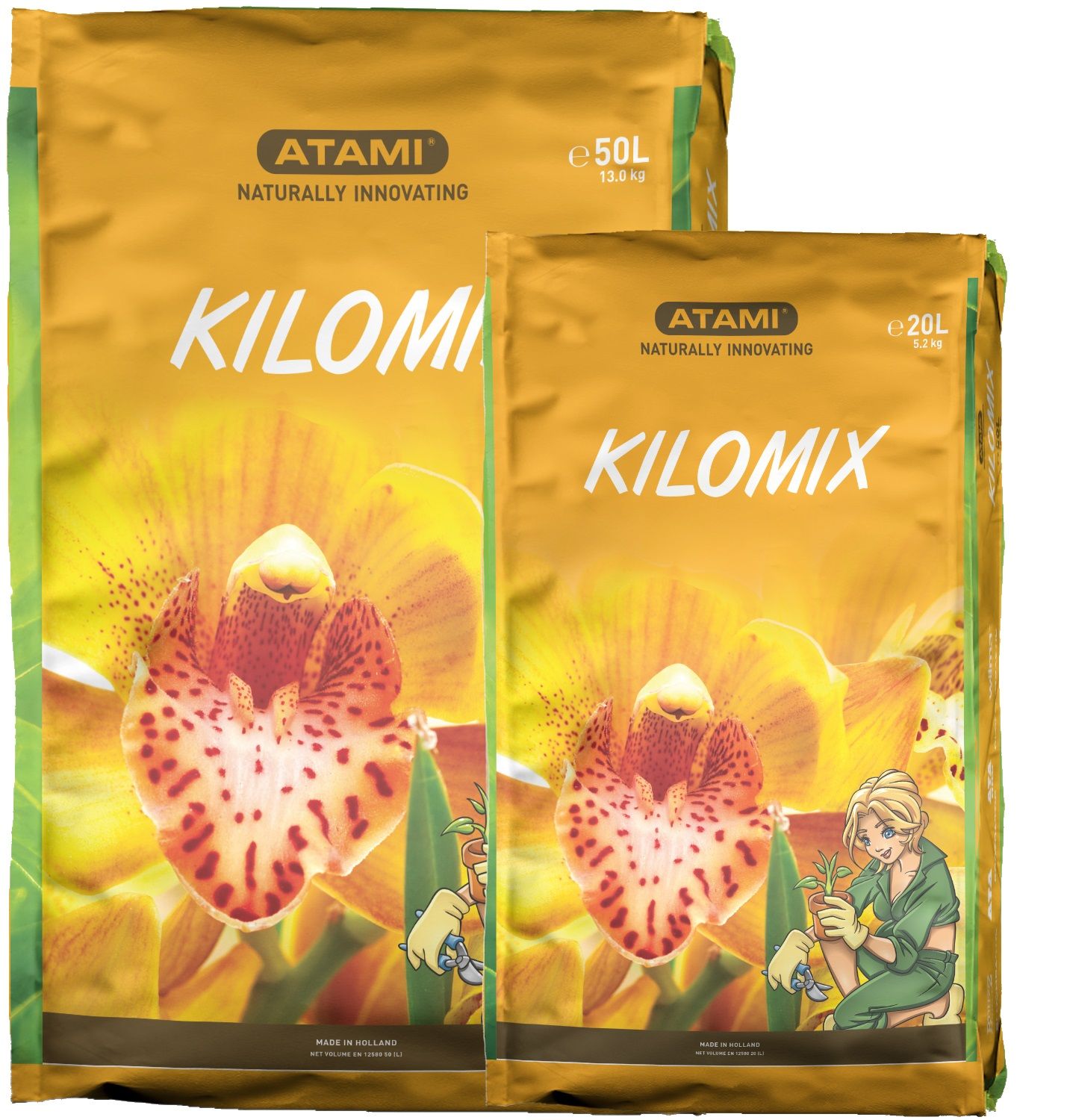 Atami Kilomix 5 L - valmis, vahvasti lannoitettu kasvualusta