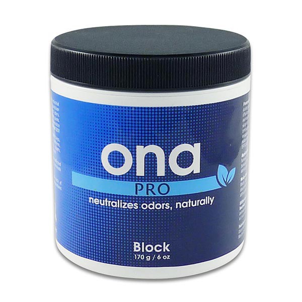 ONA Block PRO 170g – tehokas hajunpoistaja pieniin tiloihin (luonnollinen hajunpoisto)
