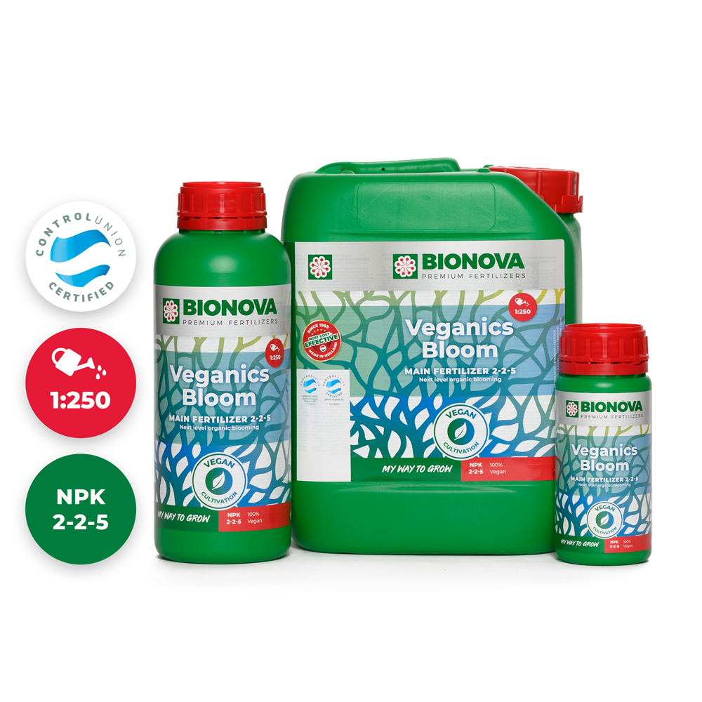 Veganics Bloom 5 L BioNova – Vegaaninen ravinne kukintaan 