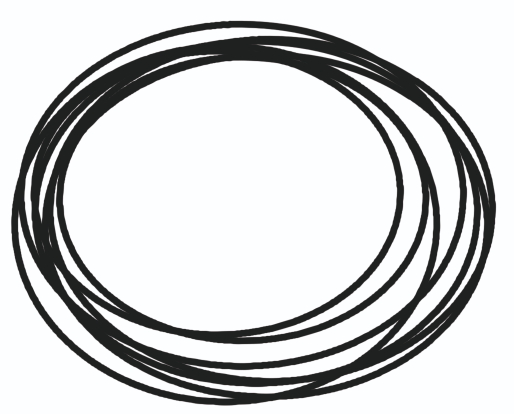 Musta Flex-letku PVC 1m 4mm 