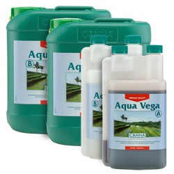CANNA Aqua Vega A+B – vesiviljelyn kasvuvaiheen lannoite (1 L) RE-PACK