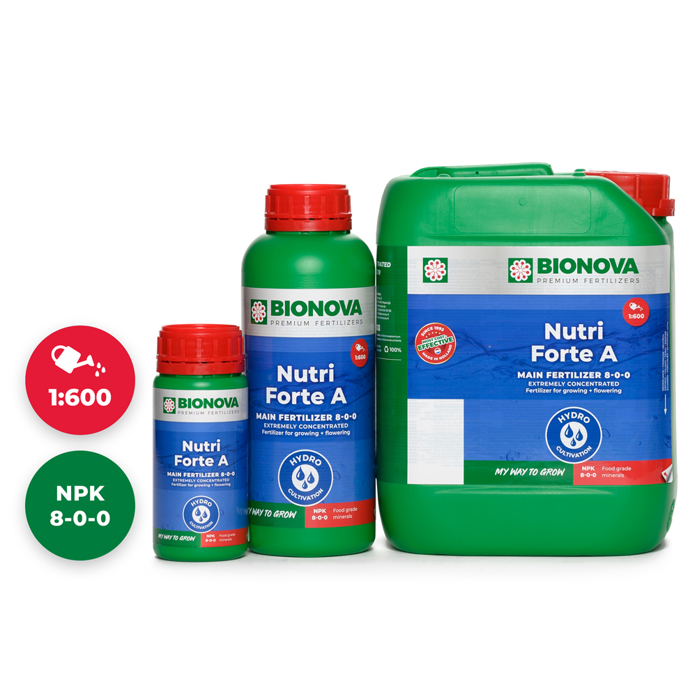 1 L – BioNova Nutri Forte Hydro A (vesiviljelyn täysravinne) RE-PACK
