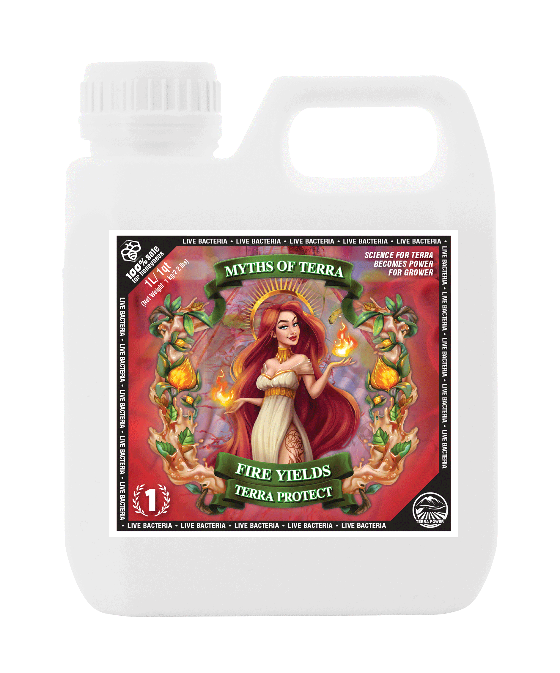 250 ml  – Terra Power Fire Yields (sadon määrää ja kokoa lisäävä lisäravinne)
