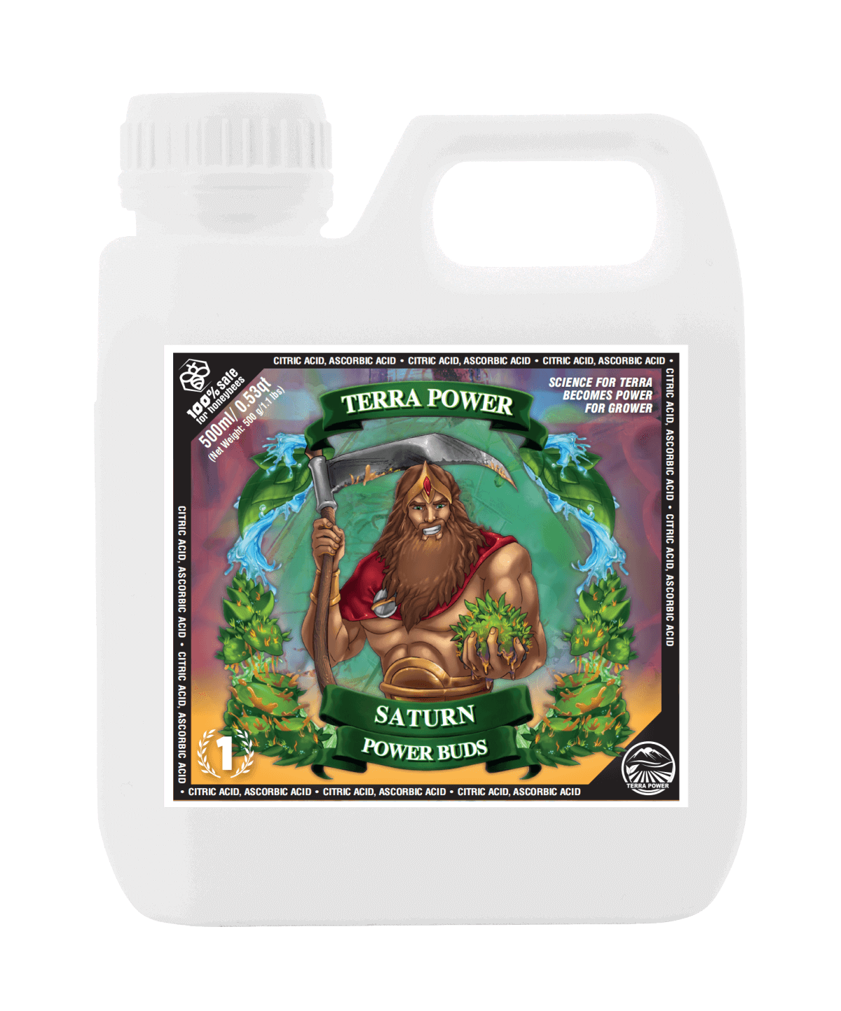250 ml – Terra Power Saturn Power Buds (kukinnan ja nuppujen tehostaja)
