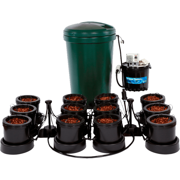 Vesiviljelyjärjestelmä IWS Dripper System 12 Pot Dripper - Punch Pot & 250L Flex tank (tilaustuote)