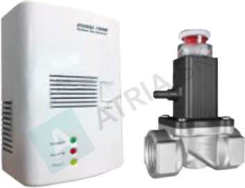 AVANSA 100 M + gas solenoid valve 3/4" aluminium solenoid valve, without cable