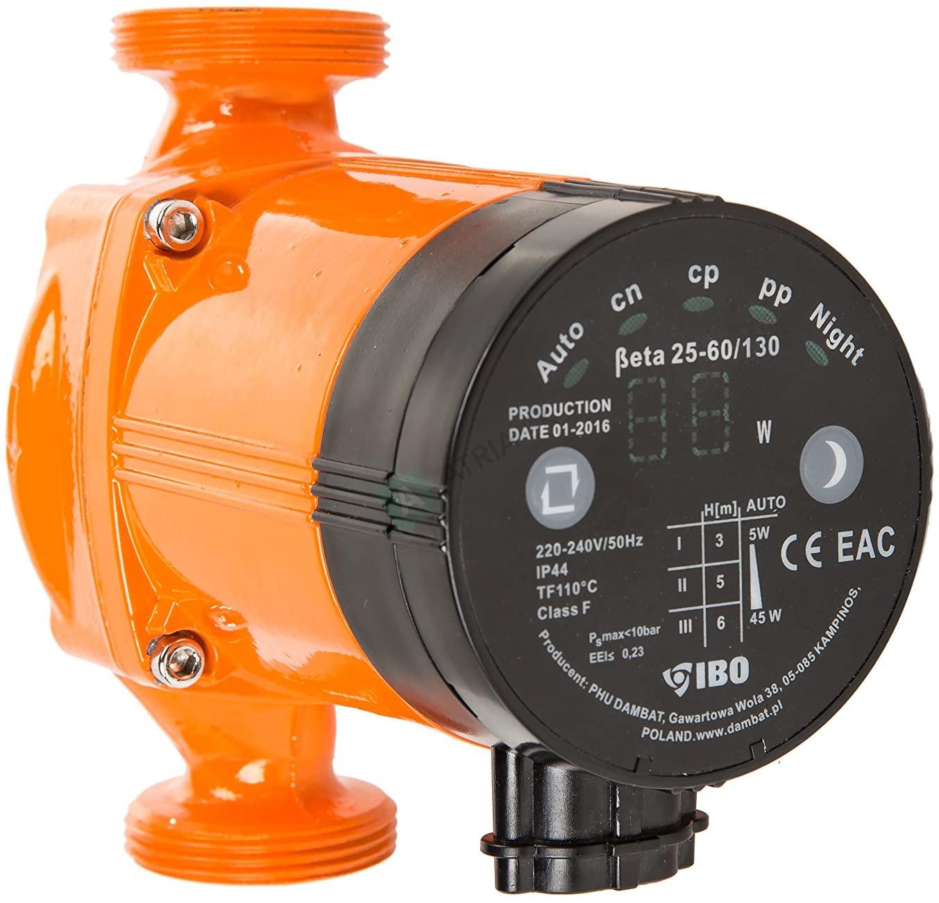 Electronic circulator pump IBO BETA 25-60/130 Auto