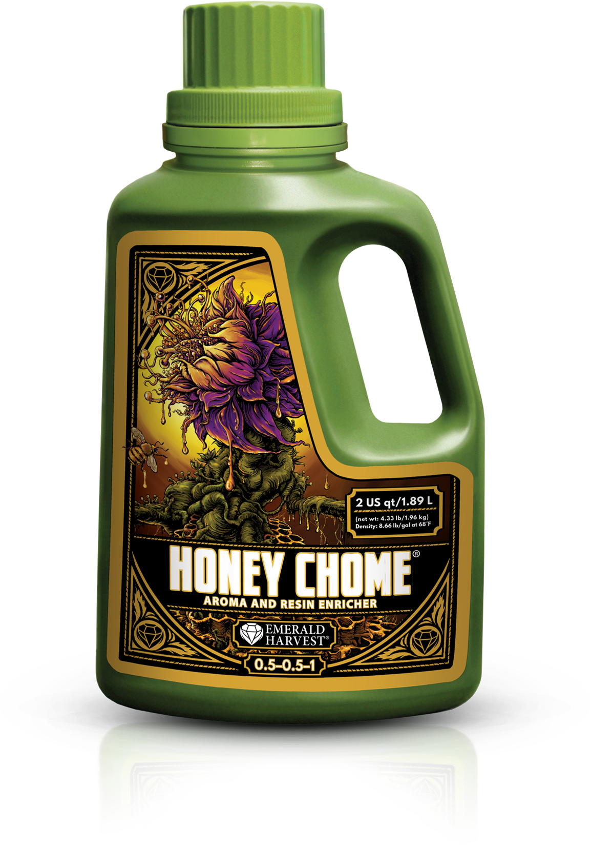  500ml Emerald Harvest Honey Chome repack