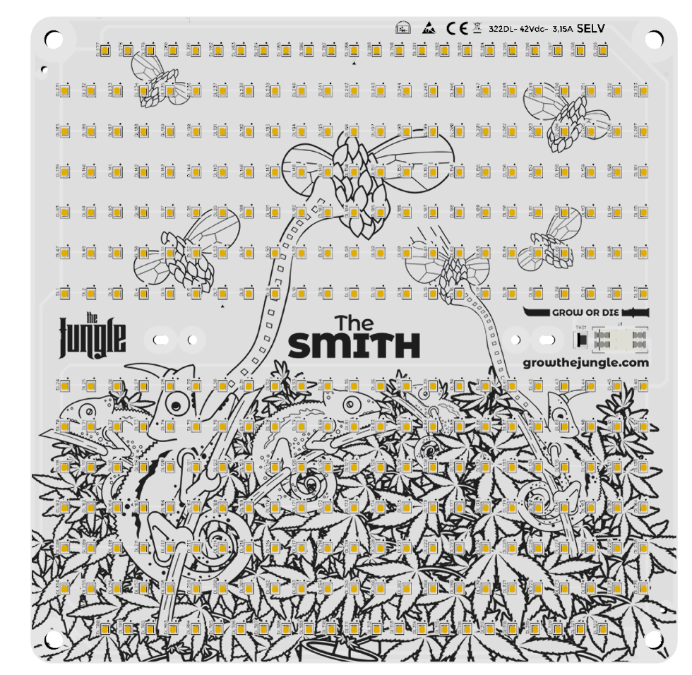 The Junlge LED-Kasvivalaisin Smith 150W / 5000K DIM