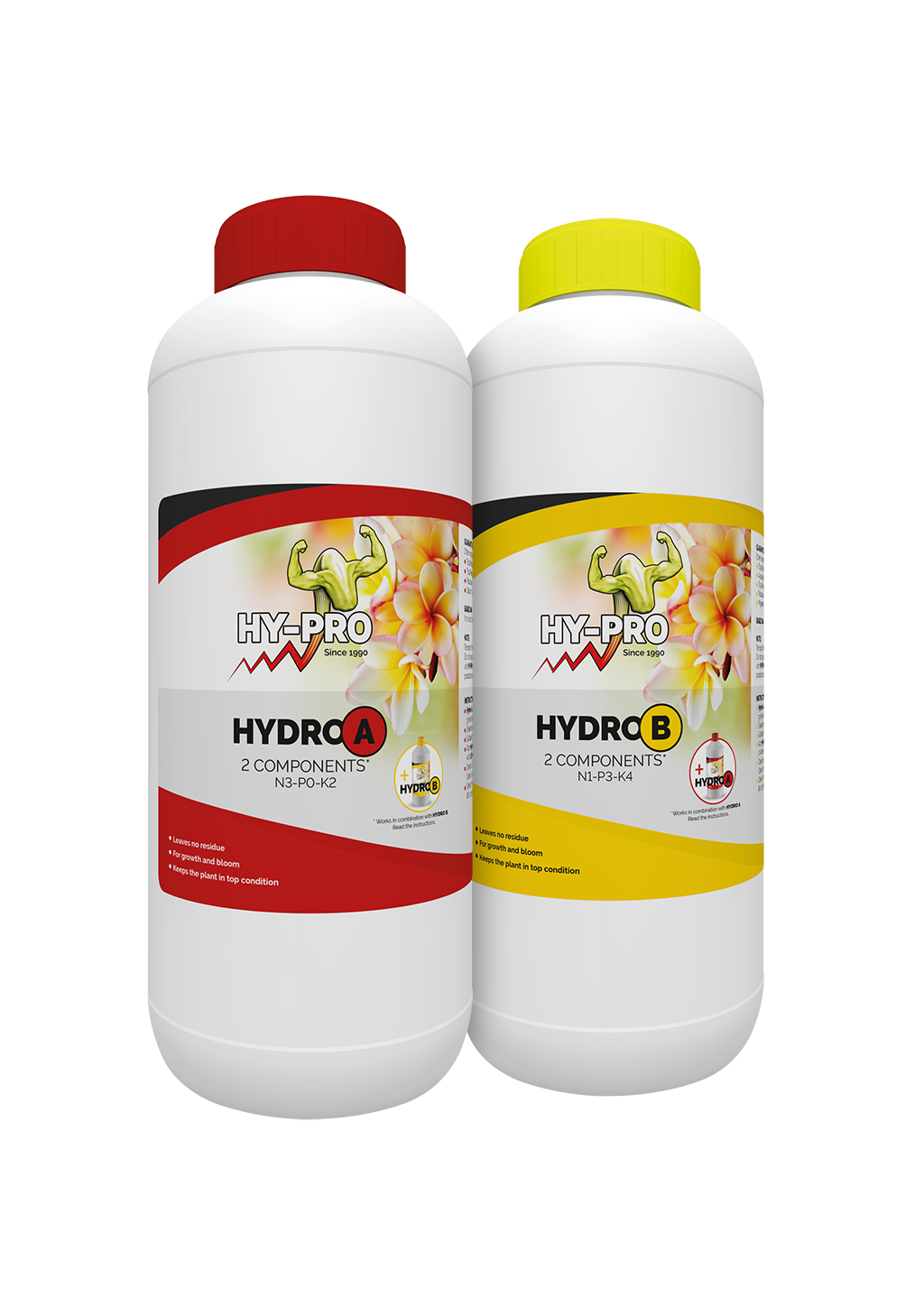 HY-Pro Hydro A+B (vesi) 500ml - 10L