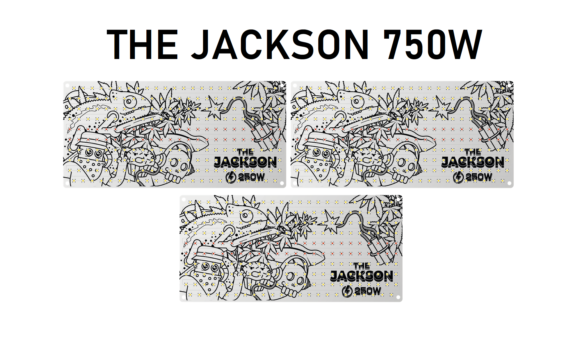  The Jungle LED-Kasvivalaisin Jackson 250W DIM x 3kpl (