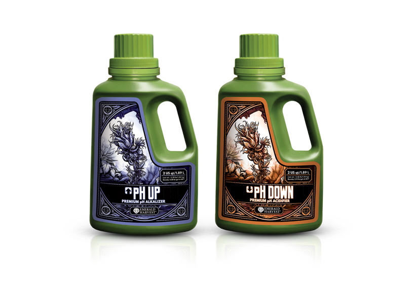 Emerald Harvest pH Up & pH Down – pH-säätö kasvattajille