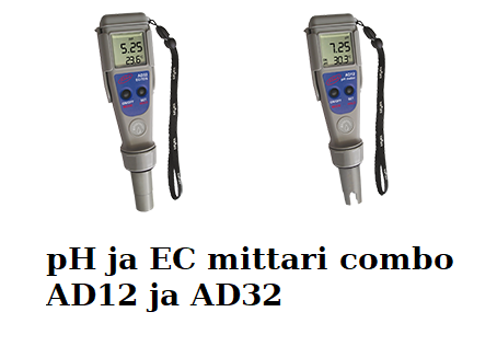 Adwa Combo pH ja EC mittarit