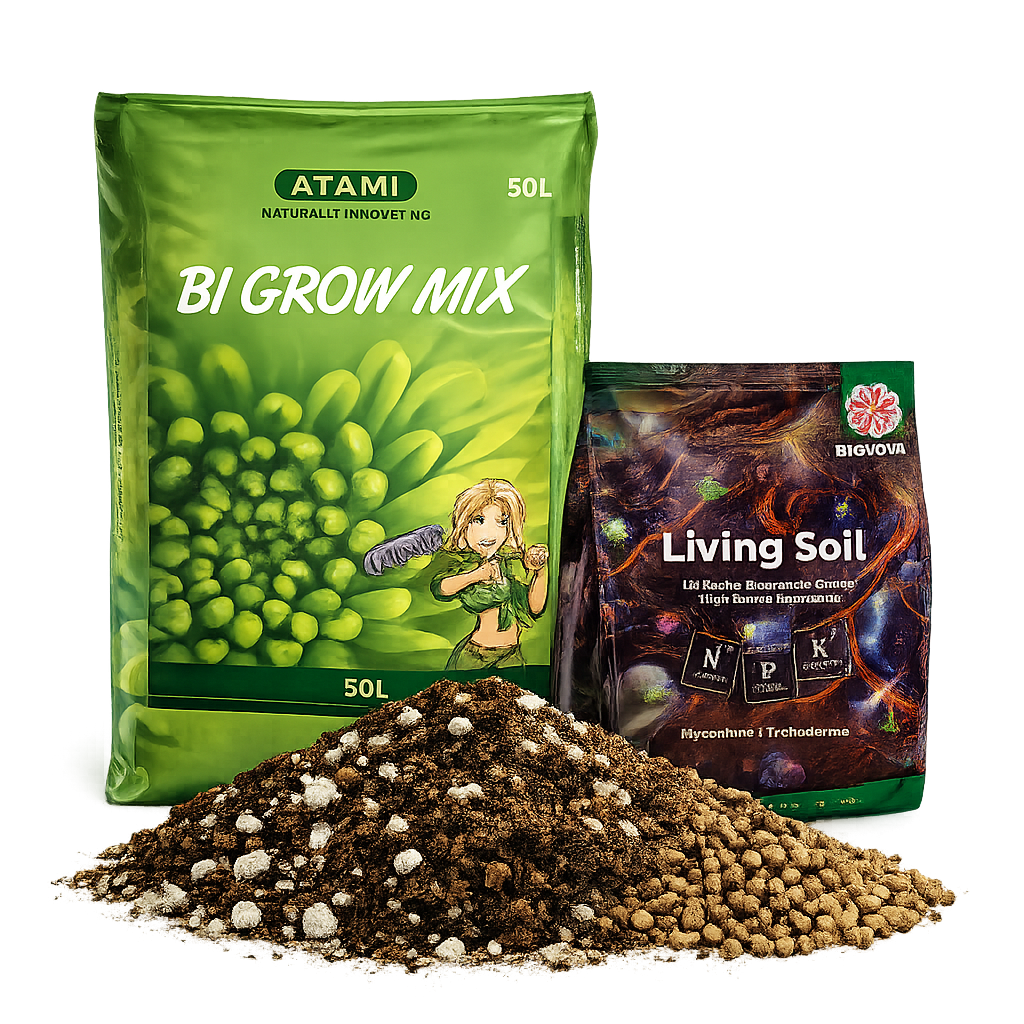 Atami Bi Grow Mix + BioNova Living Soil 50 L | Käyttövalmis kasvualusta