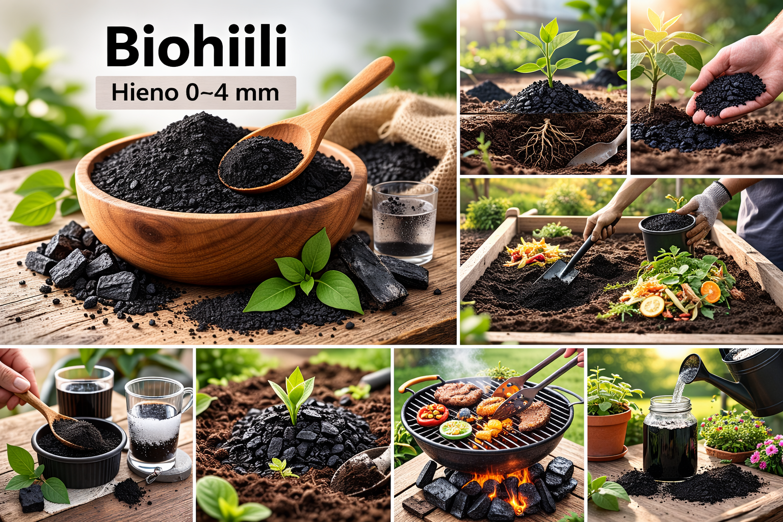 Biohiili 0–4 mm (hienojakoinen) – kasvualustoihin | VP-Lux