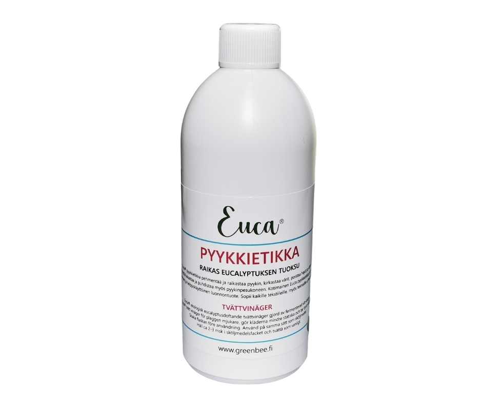Euca Pyykkietikka Appelsiini 500 ml – Luonnollinen pyykin raikastaja ja hajunpoistaja
