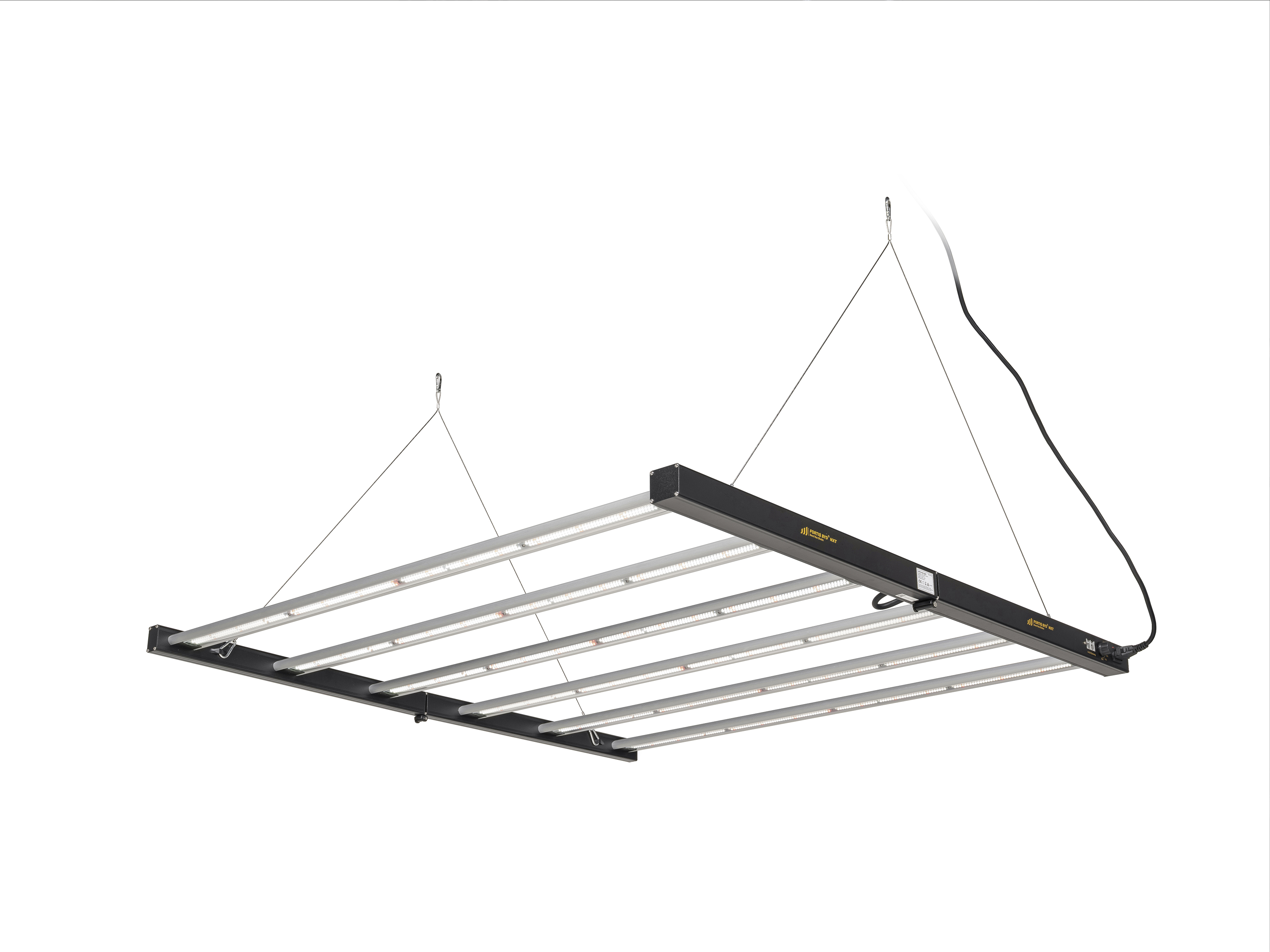 Fortis BYD NXT 720W LED – 6-bar kasvatustilavalo, 2.7 µmol/J, PPF 1944 µmol/s (120x120–150x150 cm) 