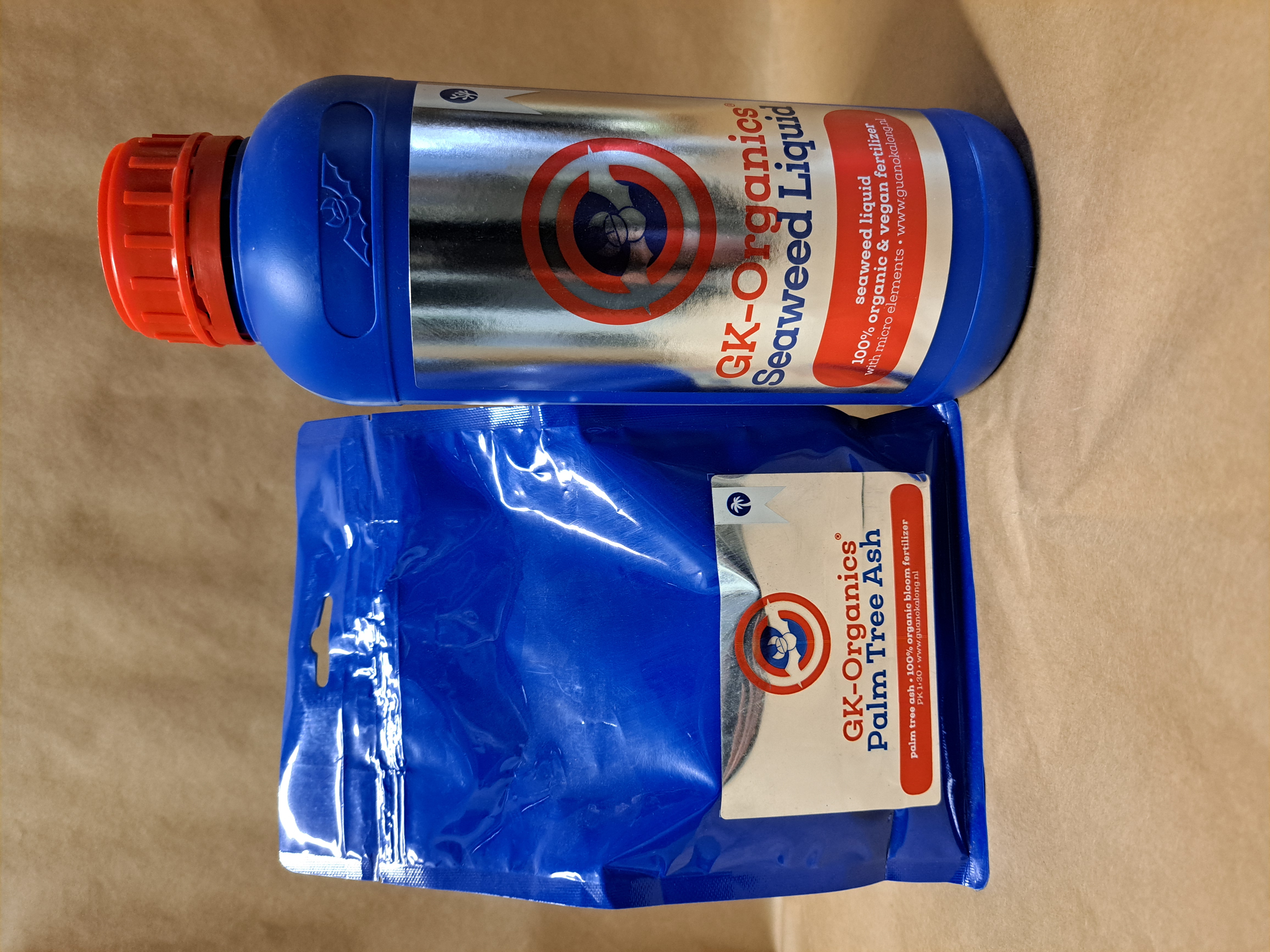 Guankalong Palm Tree Ash 1l ja Seaweed 1l, Kasviravinne duo