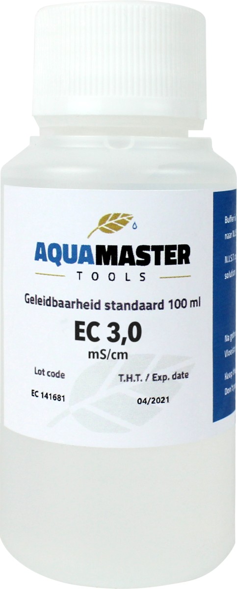Kalibrointiliuos EC 3.0 mS cm 100 ml - EC mittarin kalibrointineste