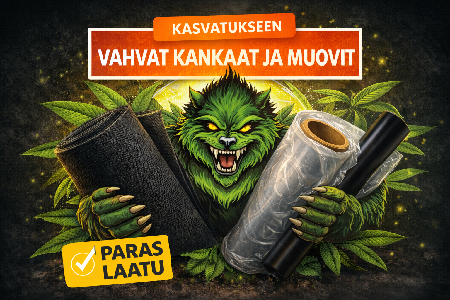 Kankaat, Muovit ja Kalvot
