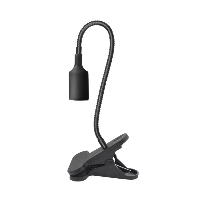 Kobi Design PLANTY CLIP E27 klipsikasvivalaisin LED-kasvipolttimoille musta