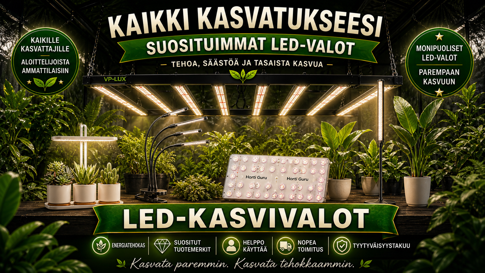 LED-Kasvivalot