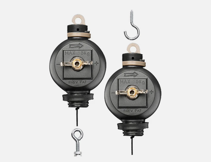 Light Hanger -ripustinsarja/ jojo (max. 5 kg / pari)