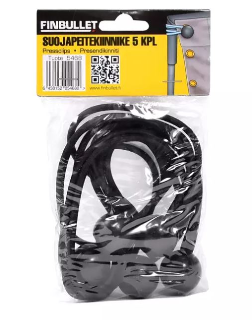 Suojapeitekiinnikesarja 5kpl