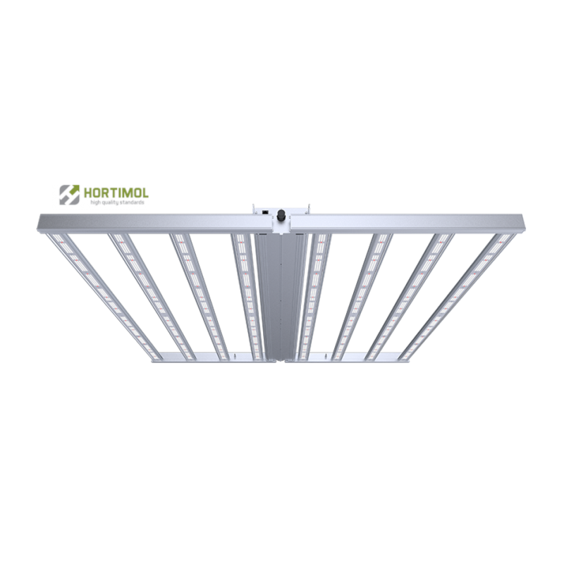 TAKUUHUOLLETTU Hortimol MG8 660W LED-kasvivalaisin – IP65, Meanwell ja Osram, 2.5 umol/J (120×120–150×150 cm)