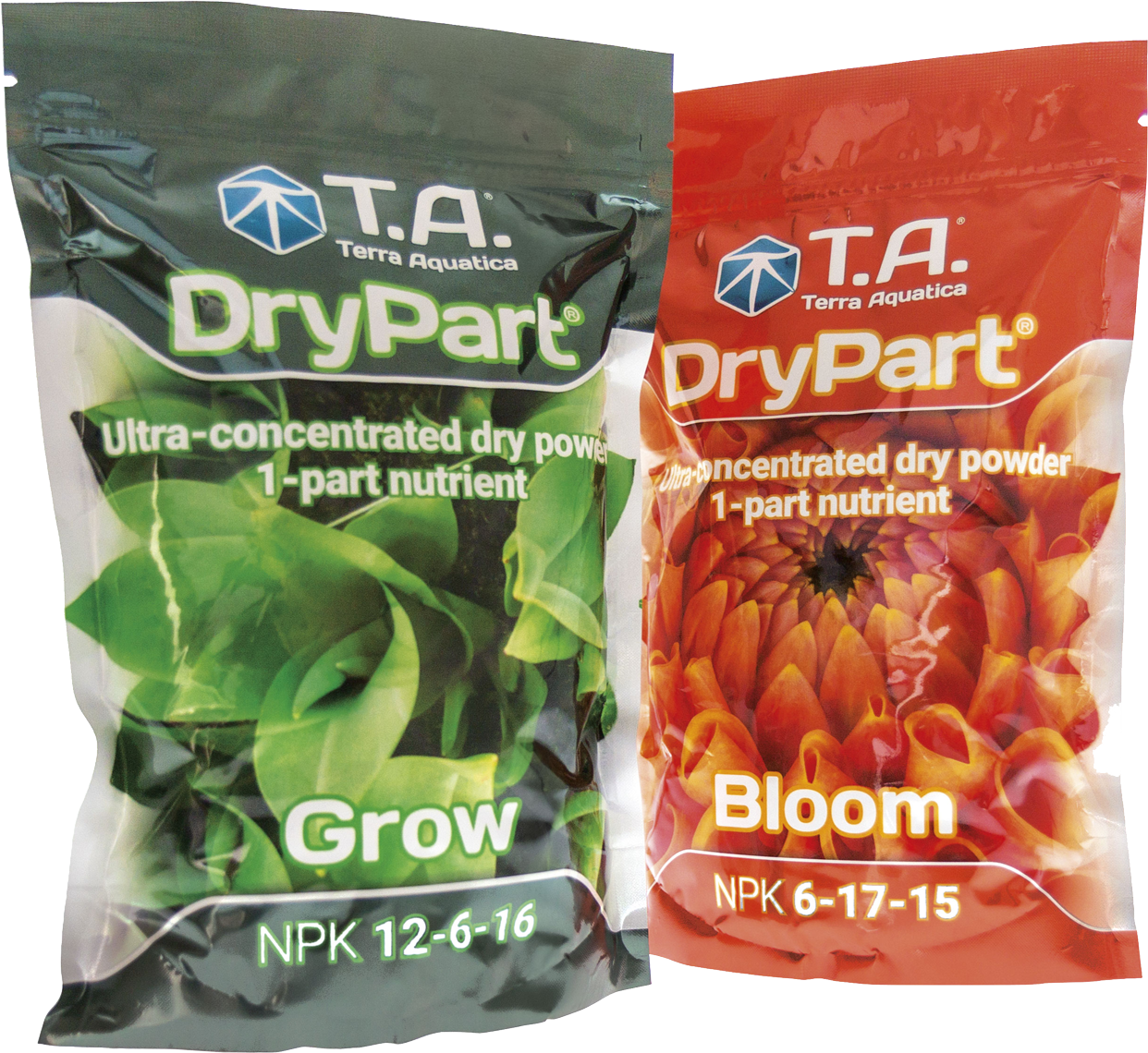 Terra Aquatica Drypart Grow ja Bloom 