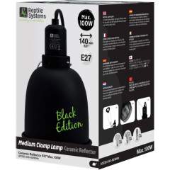 Heijastinkupu E27 kanta Black Edition Reptile Systems