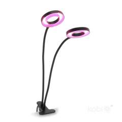Kobi Design VITARO RING 2 CLIP 8W LED kasvivalo – rengasvalomainen lisävalo kasveille